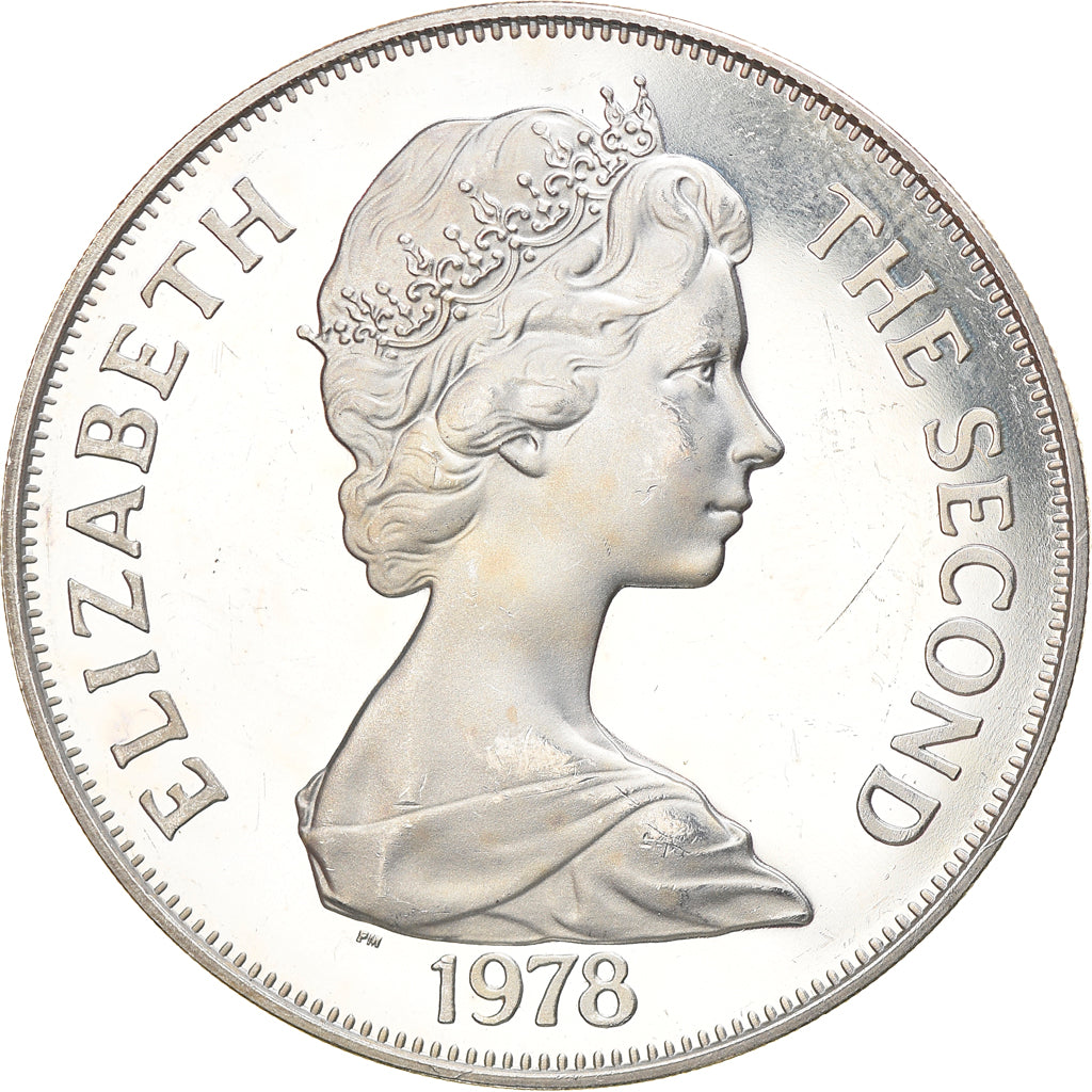 Münze, Tristan Da Cunha, Elizabeth II, Crown, 1978, Pobjoy Mint, STGL, Silber
