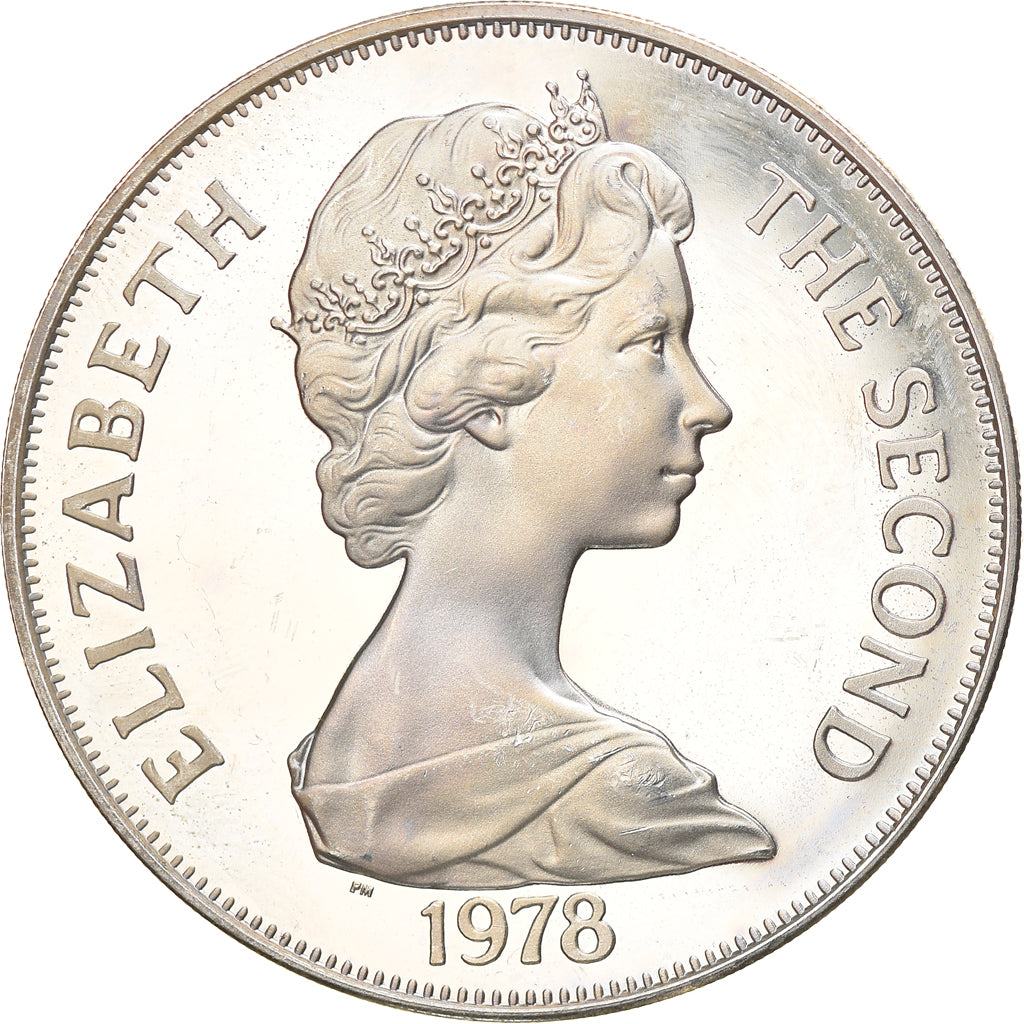 Monnaie, Tristan Da Cunha, Elizabeth II, Crown, 1978, Pobjoy Mint, FDC, Argent