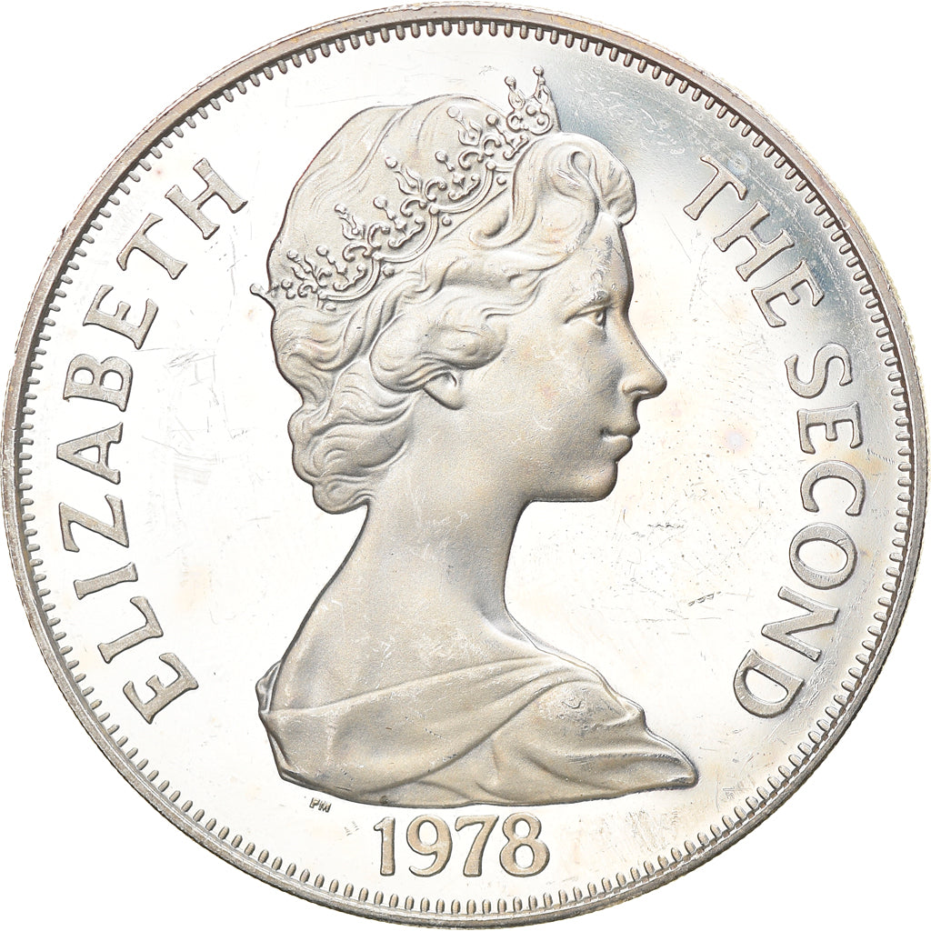 Münze, Tristan Da Cunha, Elizabeth II, Crown, 1978, Pobjoy Mint, UNZ, Silber