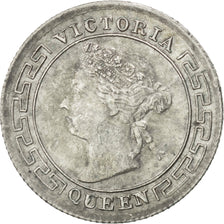 Coin, Ceylon, Victoria, 10 Cents, 1899, MS(63), Silver, KM:94