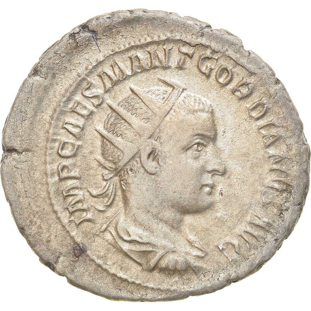 Coin, Gordian III, Antoninianus, 243, Roma, EF(40-45), Billon, RIC:150