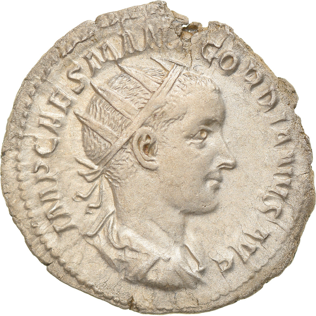 Coin, Gordian III, Antoninianus, 238, Roma, AU(50-53), Billon, RIC:5
