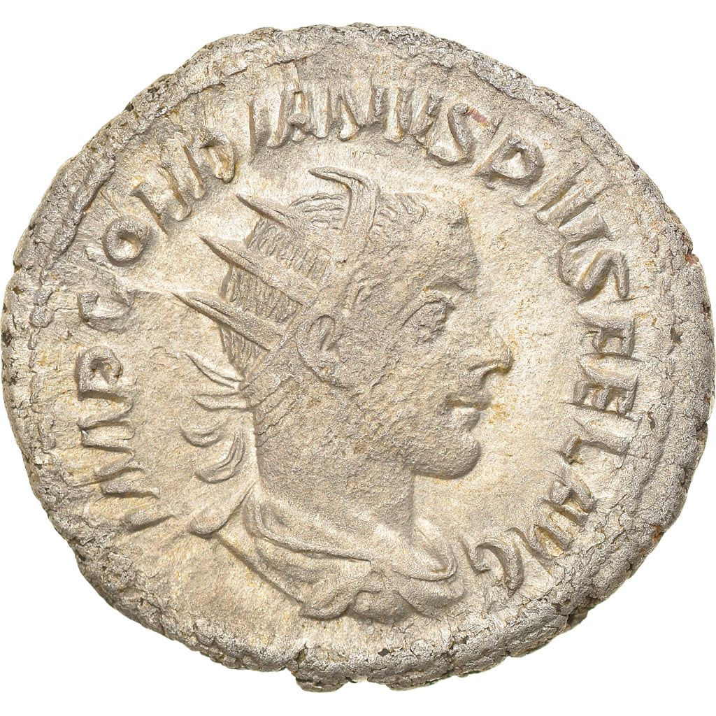 Coin, Gordian III, Antoninianus, 244, Roma, AU(50-53), Billon, RIC:154