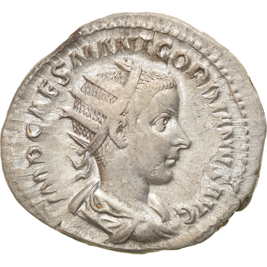 Moneta, Gordian III, Antoninianus, 239, Roma, BB, Biglione, RIC:52