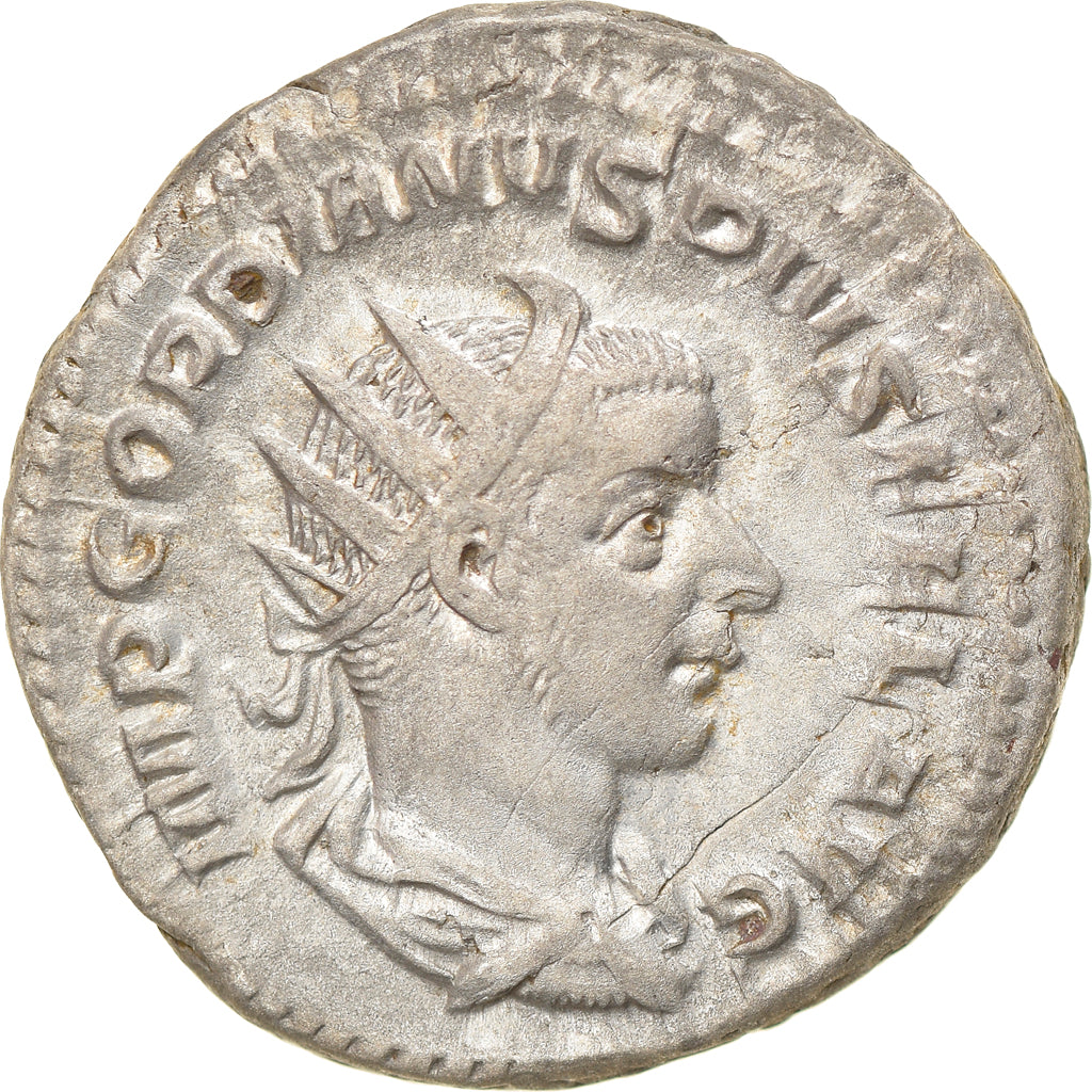 Coin, Gordian III, Antoninianus, 240-243, Roma, EF(40-45), Billon, RIC:83
