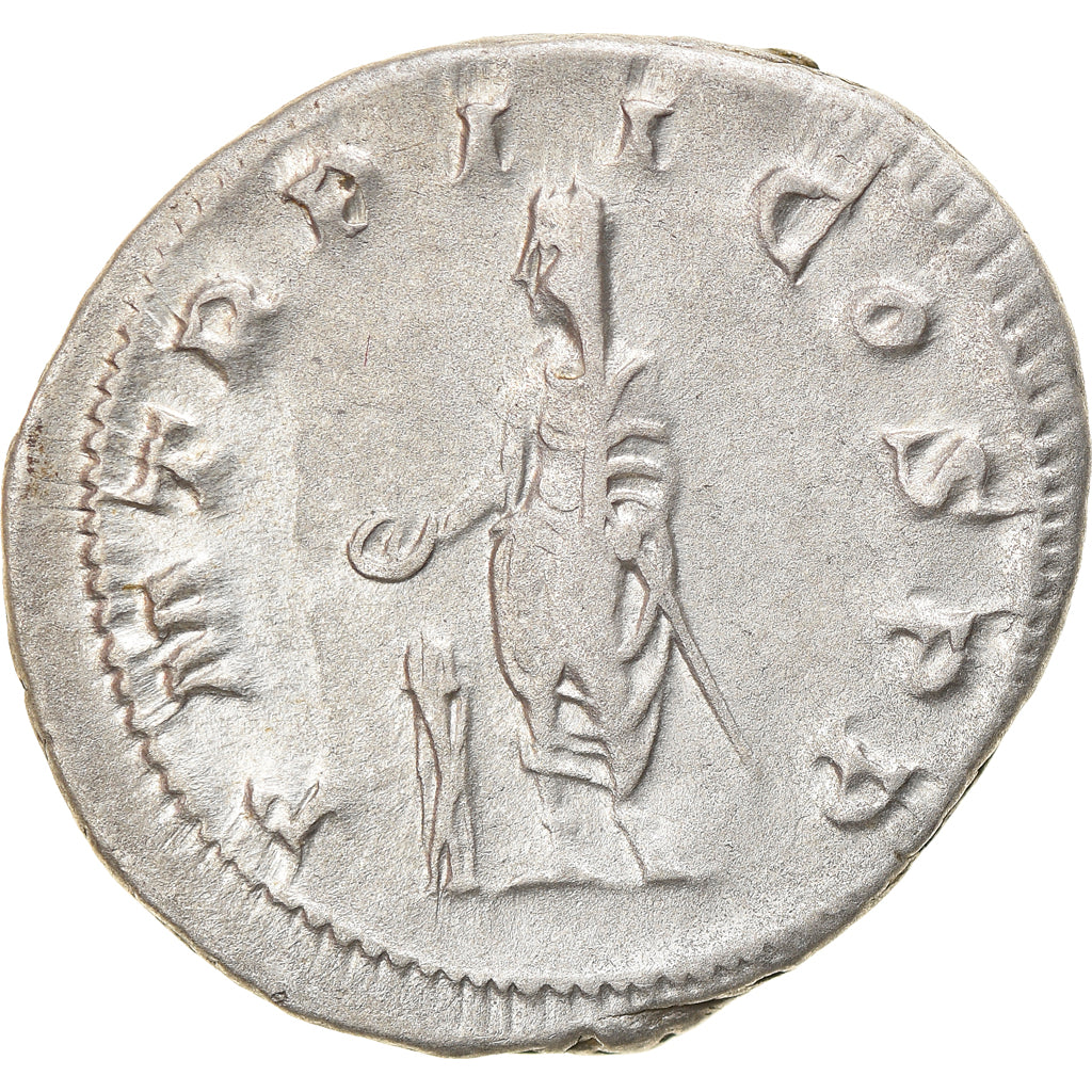 Moneta, Gordian III, Antoninianus, 239, Roma, AU(50-53), Bilon, RIC:37