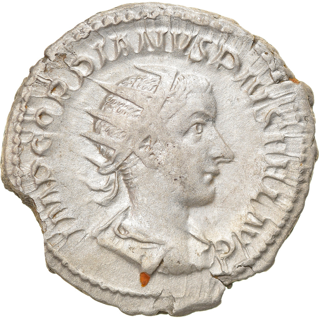 Moneta, Gordian III, Antoninianus, 239, Roma, AU(50-53), Bilon, RIC:68