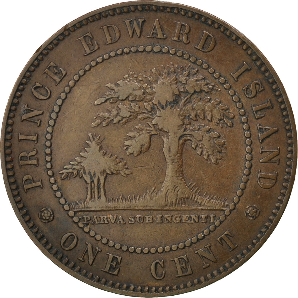 PRINCE EDWARD ISLAND, Cent, 1871, Royal Canadian Mint, KM #4, EF(40-45),...