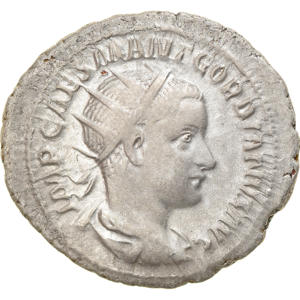 Moneta, Gordian III, Antoninianus, 238, Roma, AU(50-53), Bilon, RIC:4