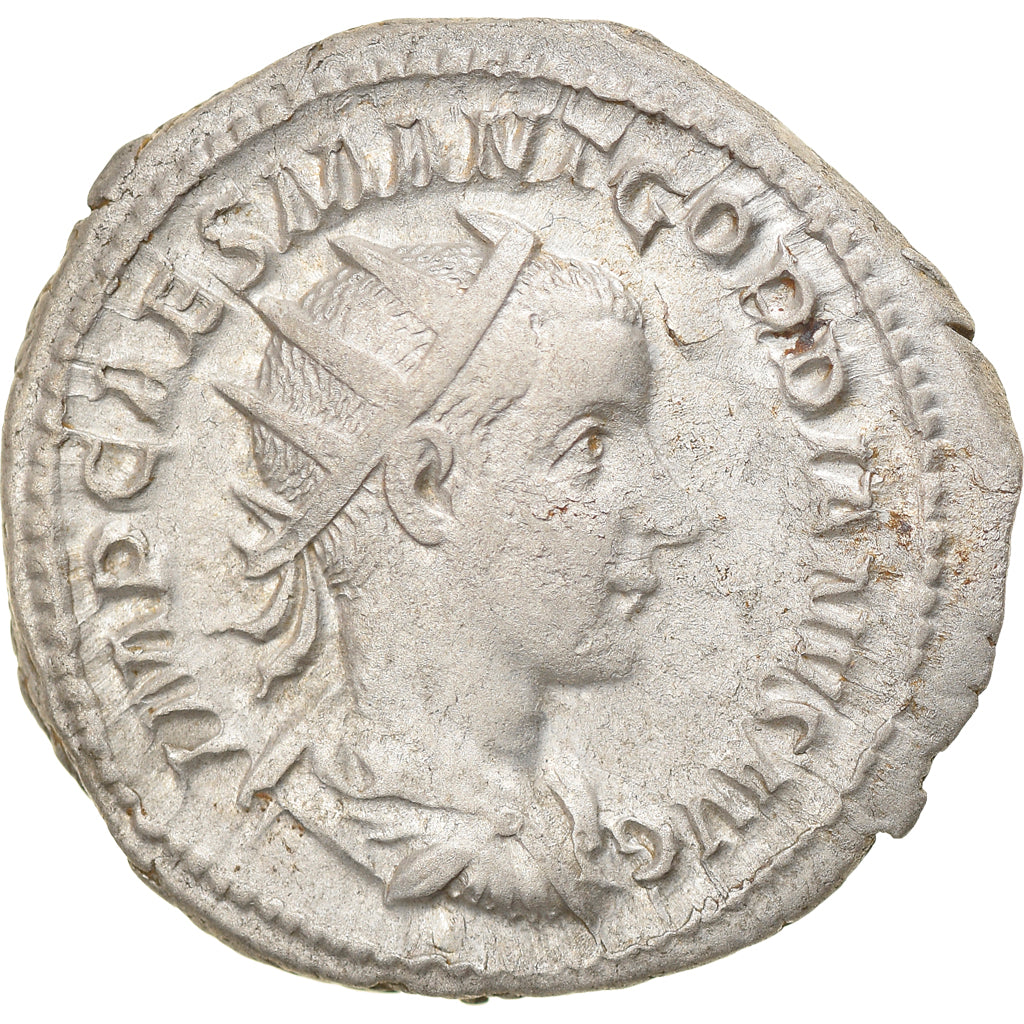 Coin, Gordian III, Antoninianus, 238, Roma, AU(50-53), Billon, RIC:2.