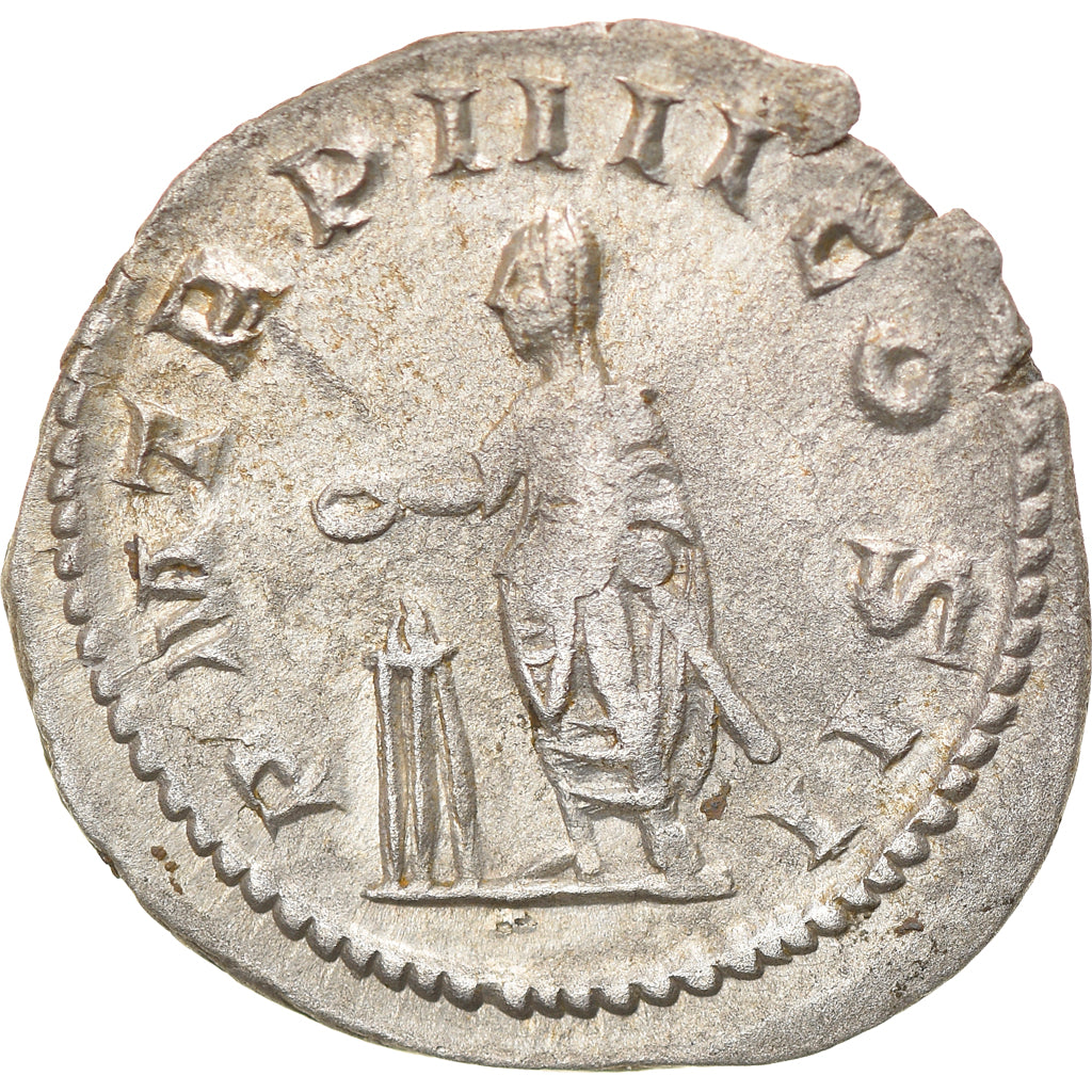 Coin, Volusian, Antoninianus, 253, Roma, AU(50-53), Billon, RIC:141