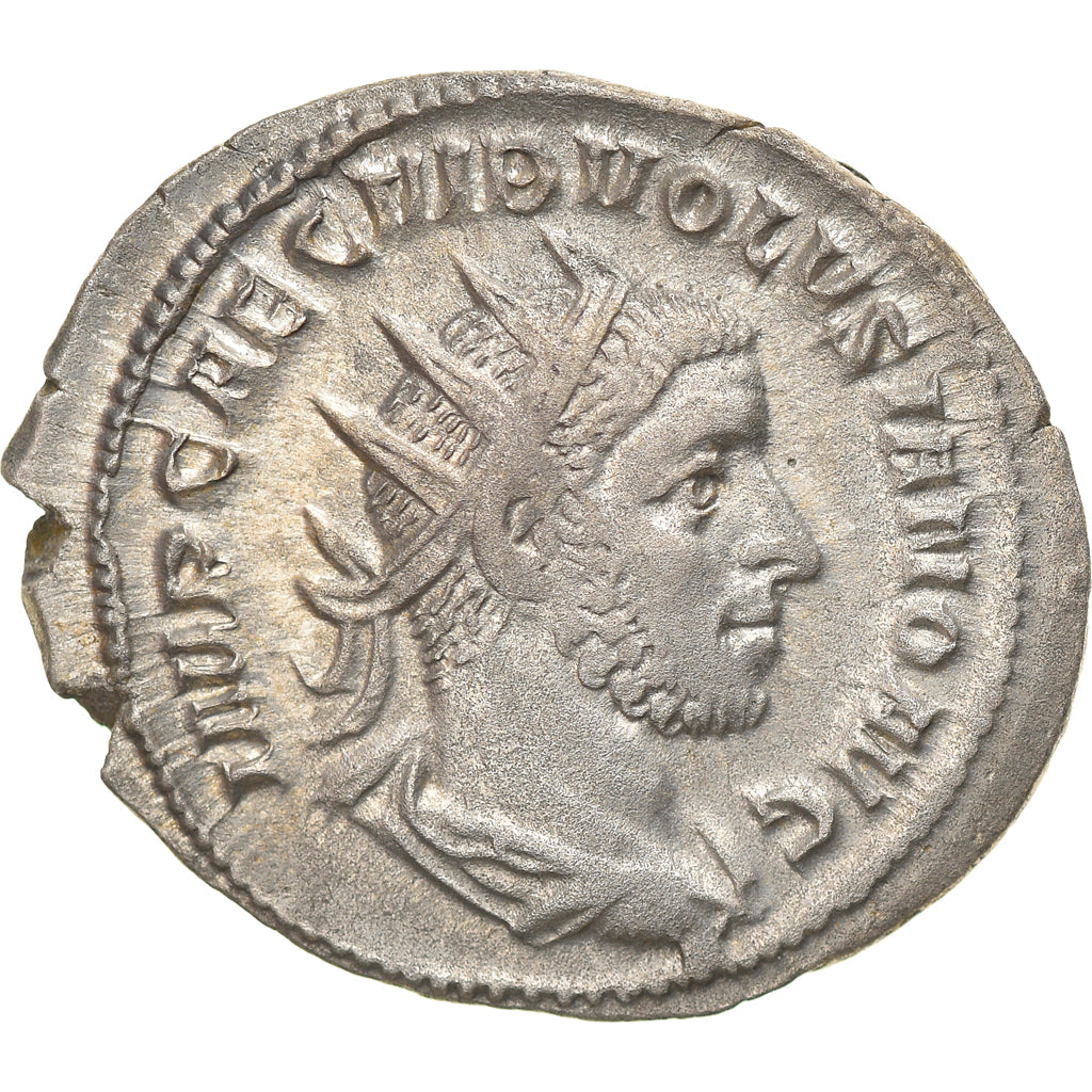 Coin, Volusian, Antoninianus, 253, Roma, AU(55-58), Billon, RIC:140