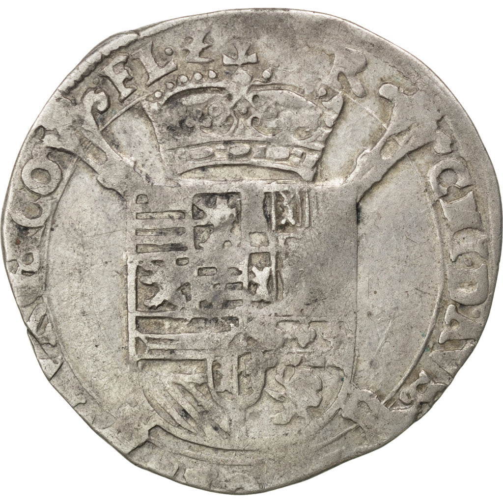 Coin, Spanish Netherlands, Flanders, Escalin, Bruges, VF(20-25), Silver, KM:23