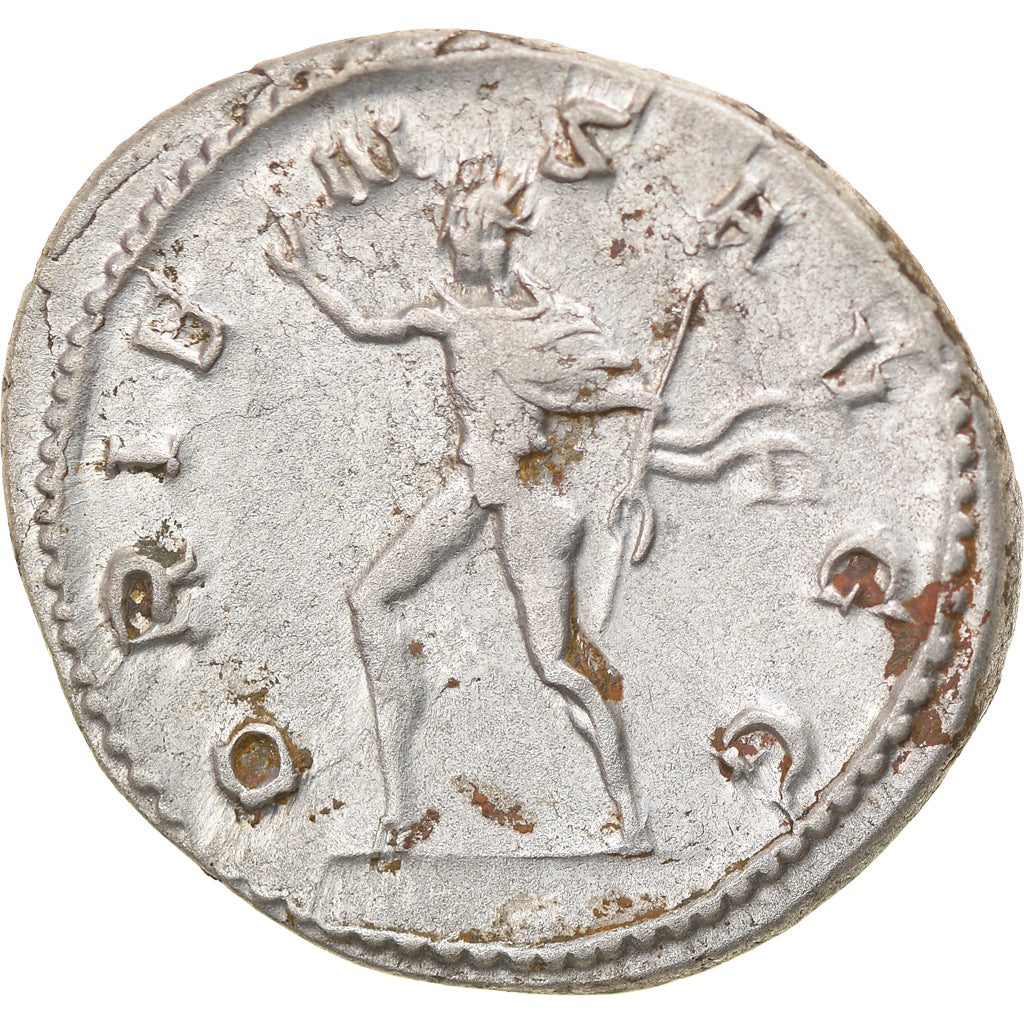 Coin, Valerian I, Antoninianus, 257-258, Trier, AU(50-53), Billon, RIC:12