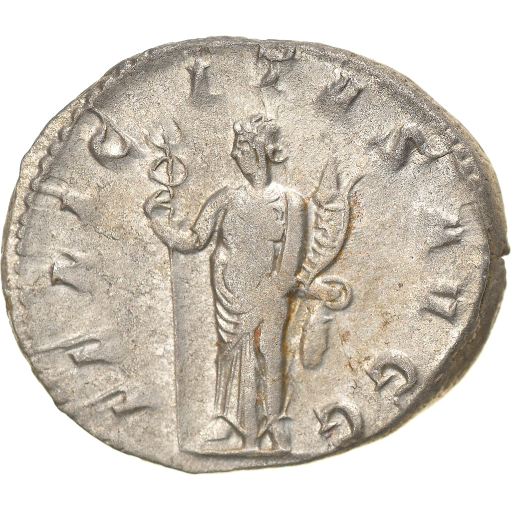 Coin, Valerian I, Antoninianus, 254, Roma, AU(50-53), Billon, RIC:87