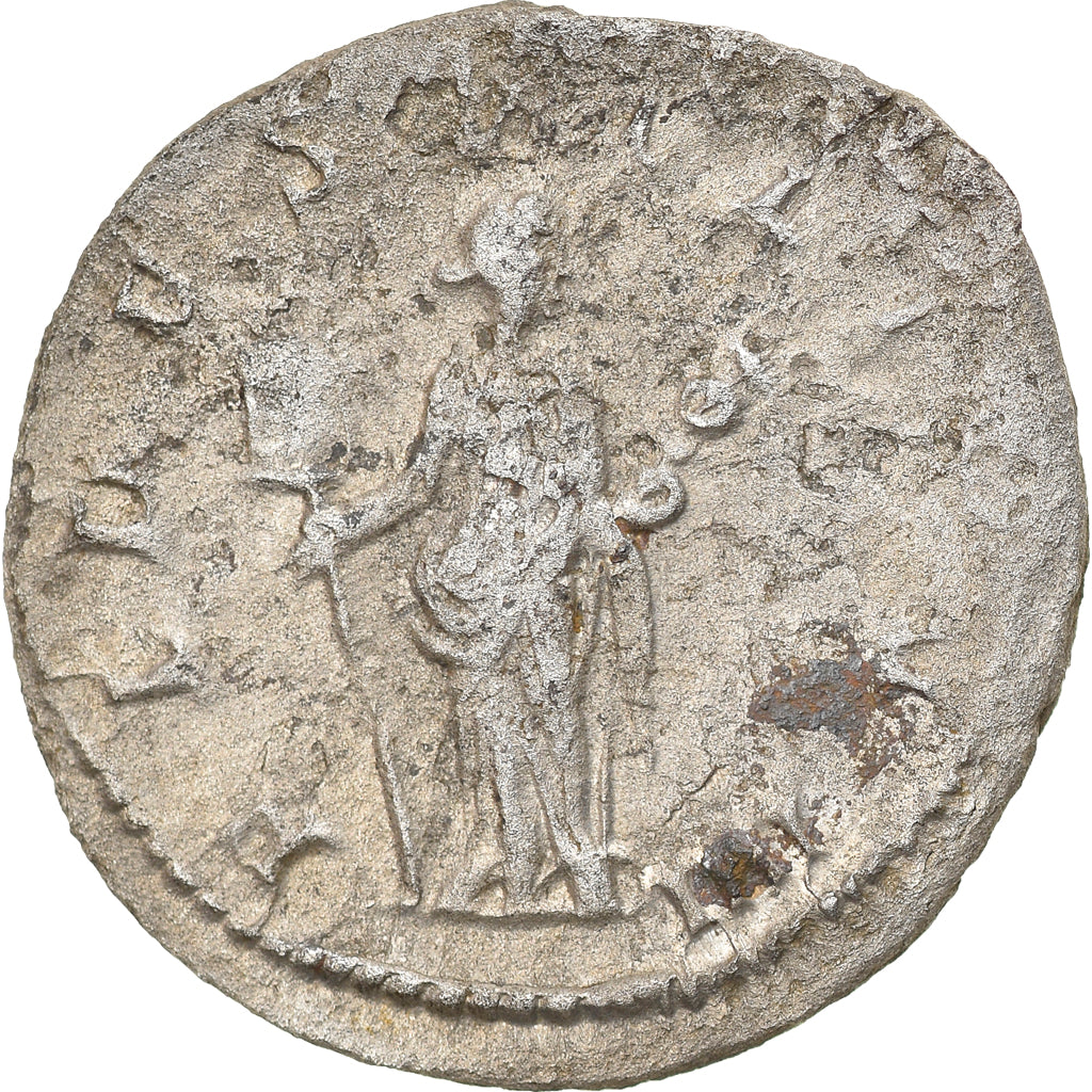 Coin, Valerian I, Antoninianus, 253, Viminacium, AU(50-53), Billon, RIC:240