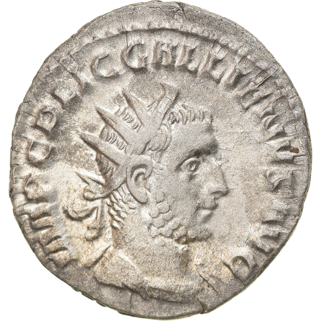 Moneta, Gallienus, Antoninianus, 253-254, Trier, SPL-, Biglione, RIC:181