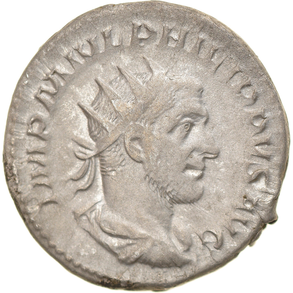 Monnaie, Philippe I l'Arabe, Antoninien, 244, Roma, TTB+, Billon, RIC:37b