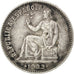 SPAIN, Peseta, 1933, KM #750, EF(40-45), Silver, 23, 5.00