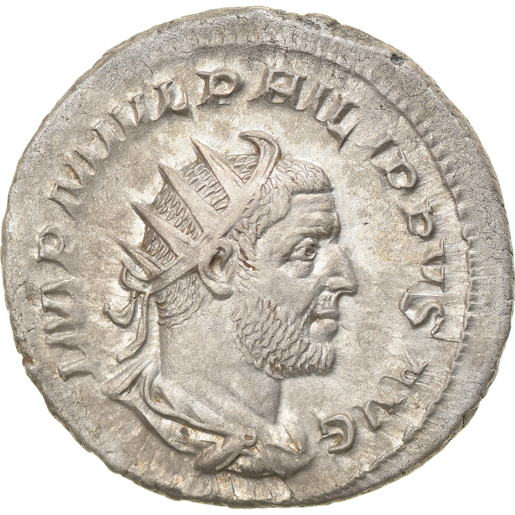Coin, Philip I, Antoninianus, 247, Roma, AU(55-58), Billon, RIC:45