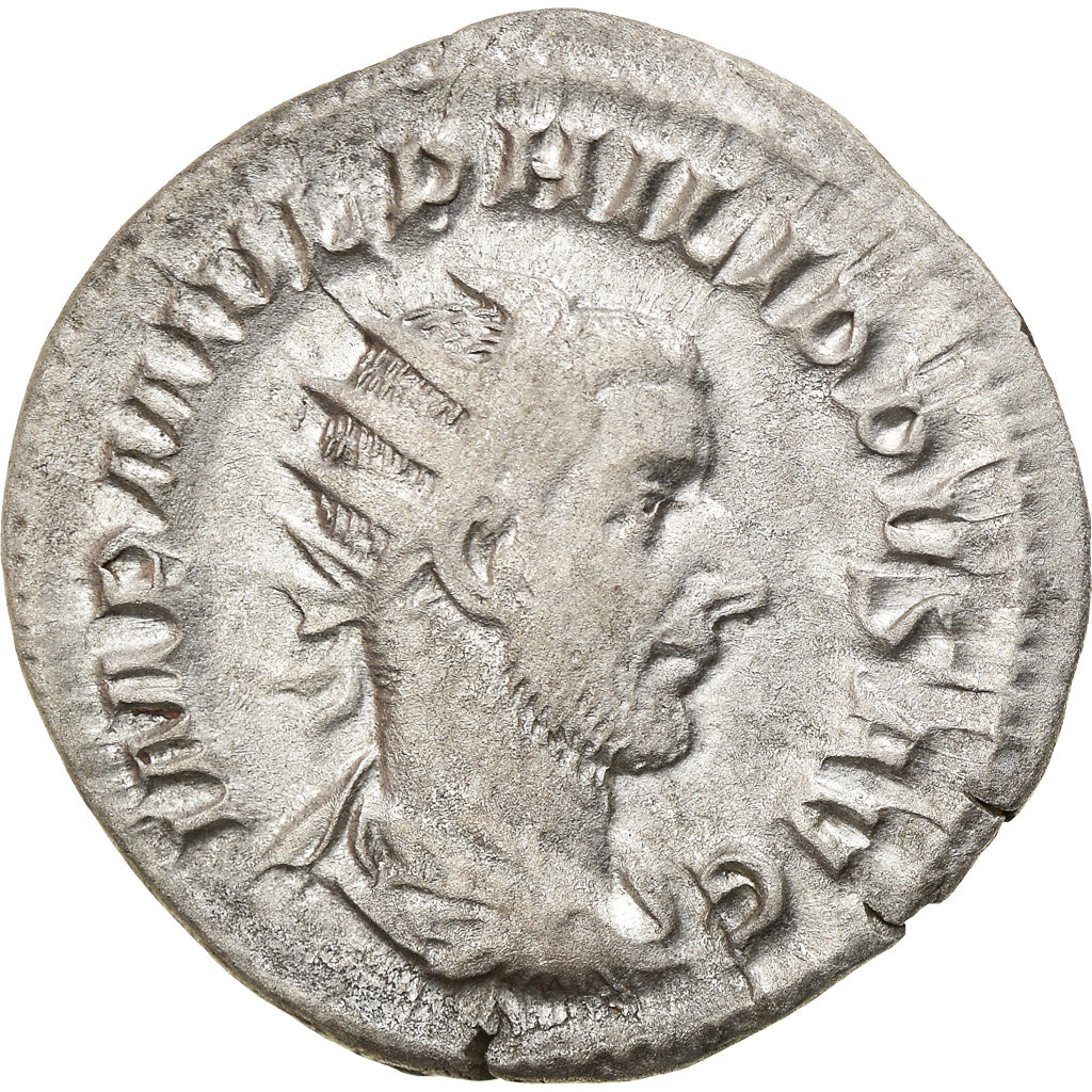 Coin, Philip I, Antoninianus, 244, Roma, AU(50-53), Billon, RIC:49b