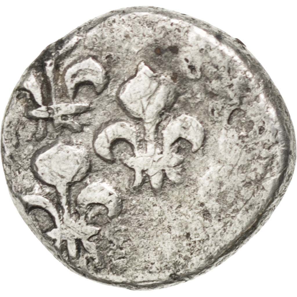 INDIA-FRENCH, Fanon, KM #41, VF(30-35), Silver, Lecompte #25, 1.40