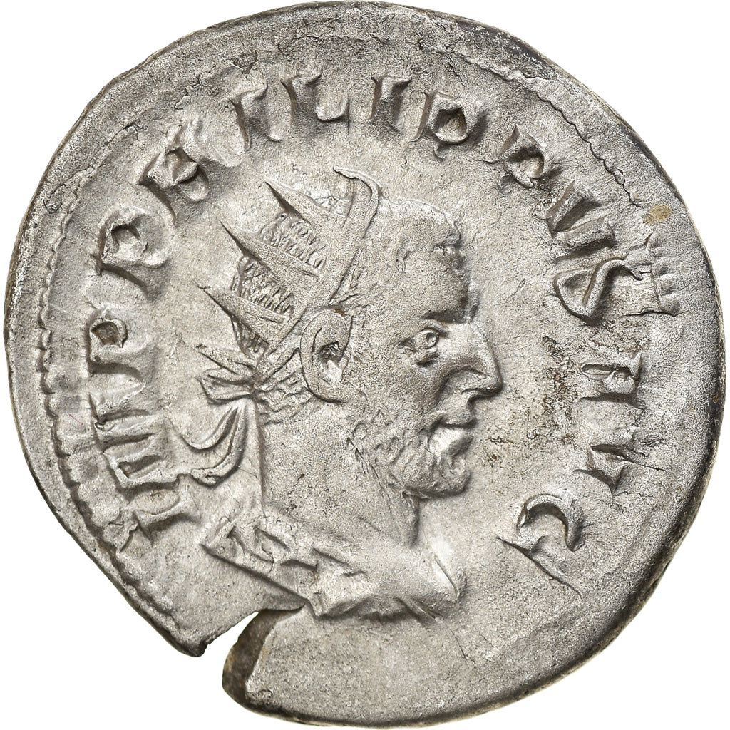 Coin, Philip I, Antoninianus, 249, Roma, AU(50-53), Billon, RIC:25b