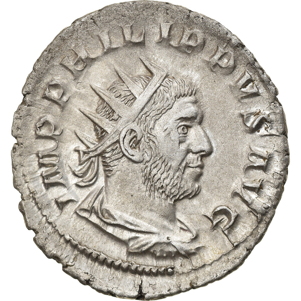 Coin, Philip I, Antoninianus, 249, Roma, AU(55-58), Billon, RIC:63b