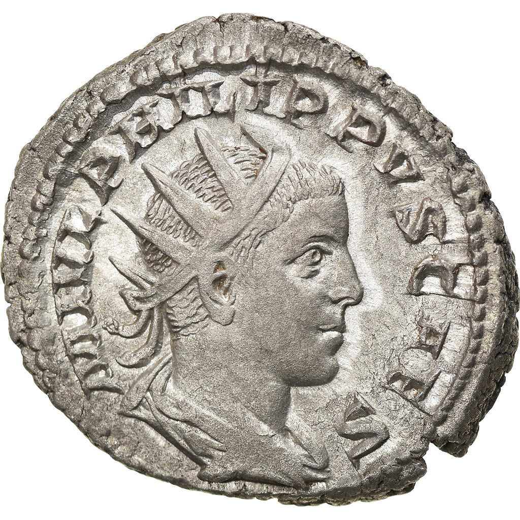 Münze, Philip II, Antoninianus, 244-245, Antioch, SS+, Billon, RIC:213
