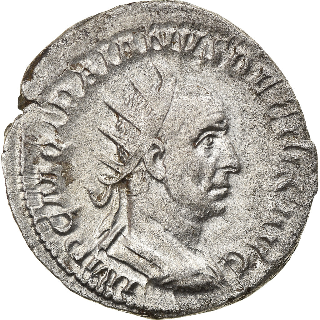 Coin, Trajan Decius, Antoninianus, 250, Roma, AU(50-53), Billon, RIC:11b