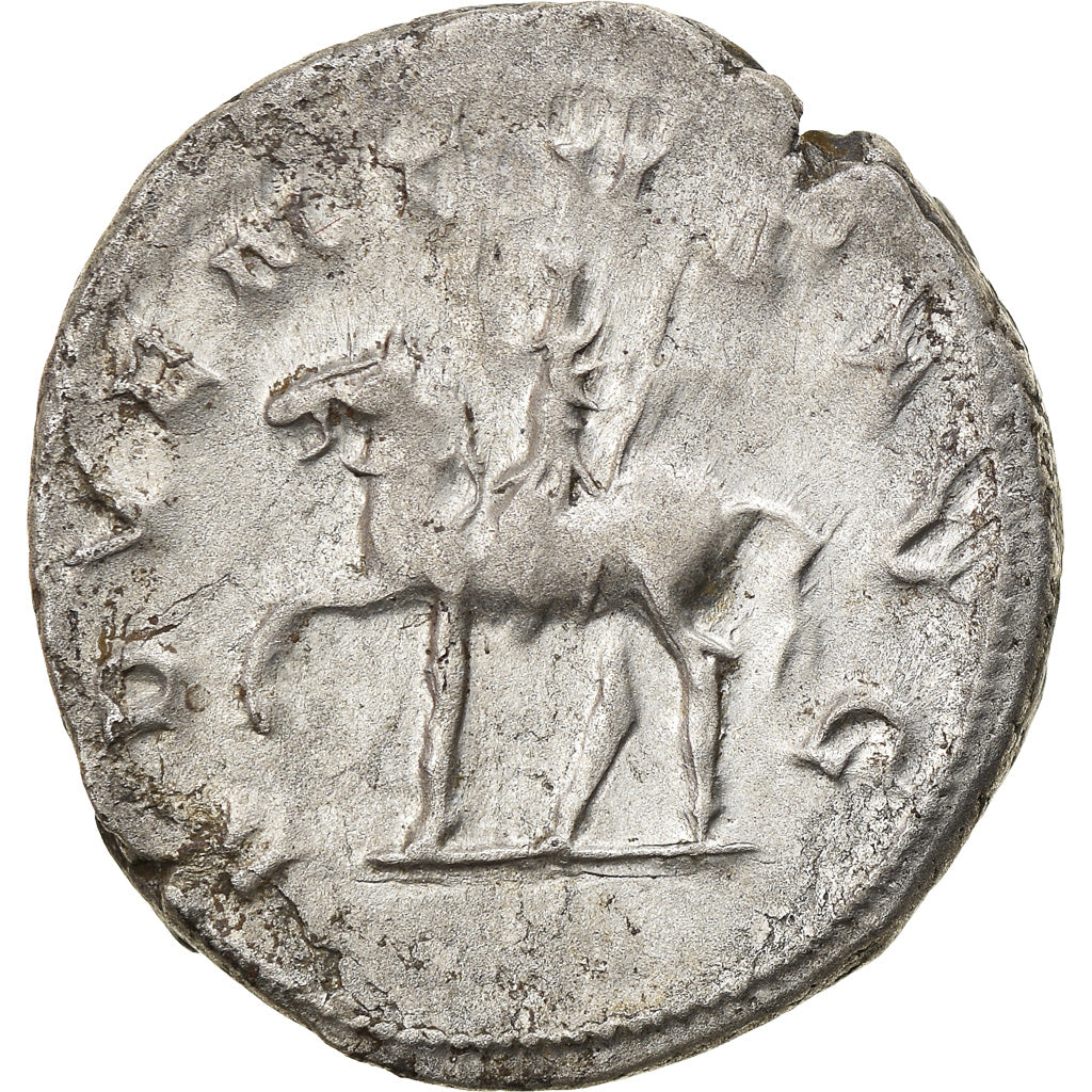 Coin, Trajan Decius, Antoninianus, 250, Roma, AU(50-53), Billon, RIC:11b