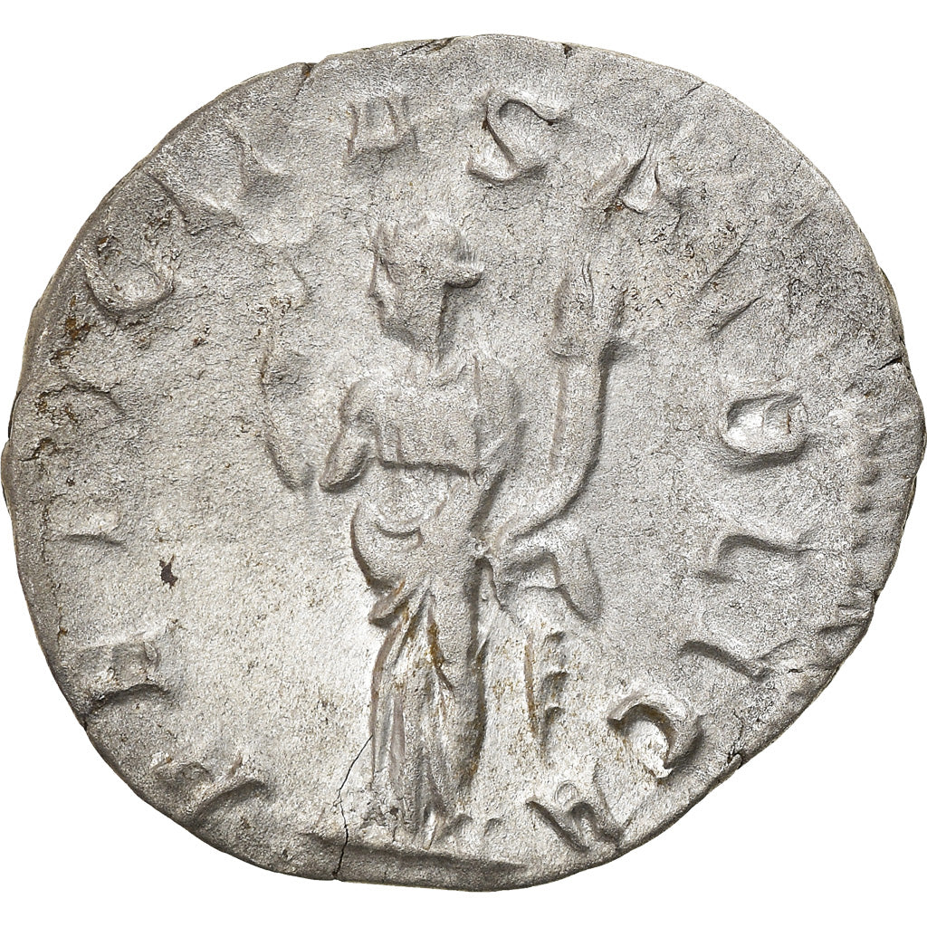 Moneta, Trebonianus Gallus, Antoninianus, 251-252, Roma, BB+, Biglione, RIC:33