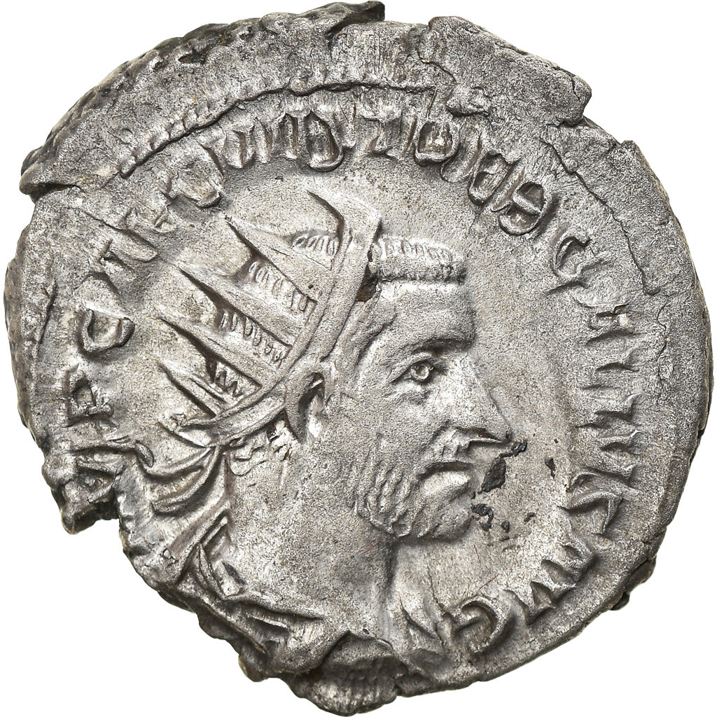 Coin, Trebonianus Gallus, Antoninianus, 253, Roma, AU(55-58), Billon, RIC:48a