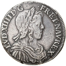 Moneta, Francja, Louis XIV, 1/2 Écu à la mèche longue, 1652, Rouen