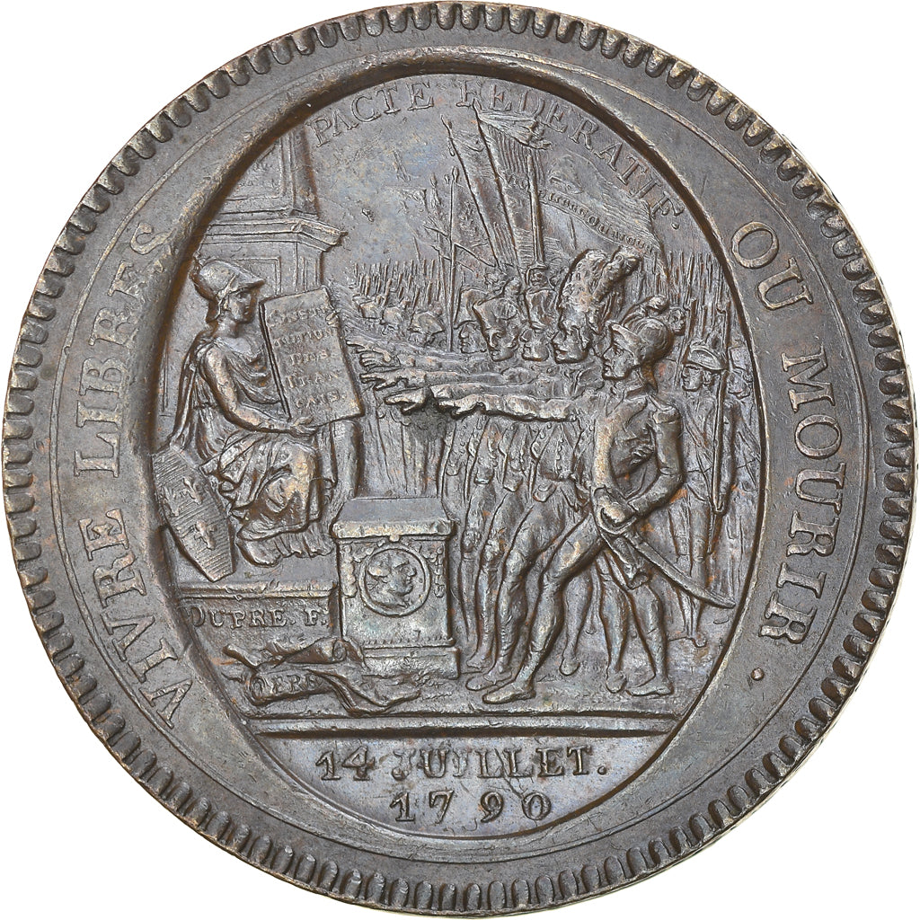 Coin, France, 5 Sols, 1792, Birmingham, AU(50-53), Bronze, KM:Tn31