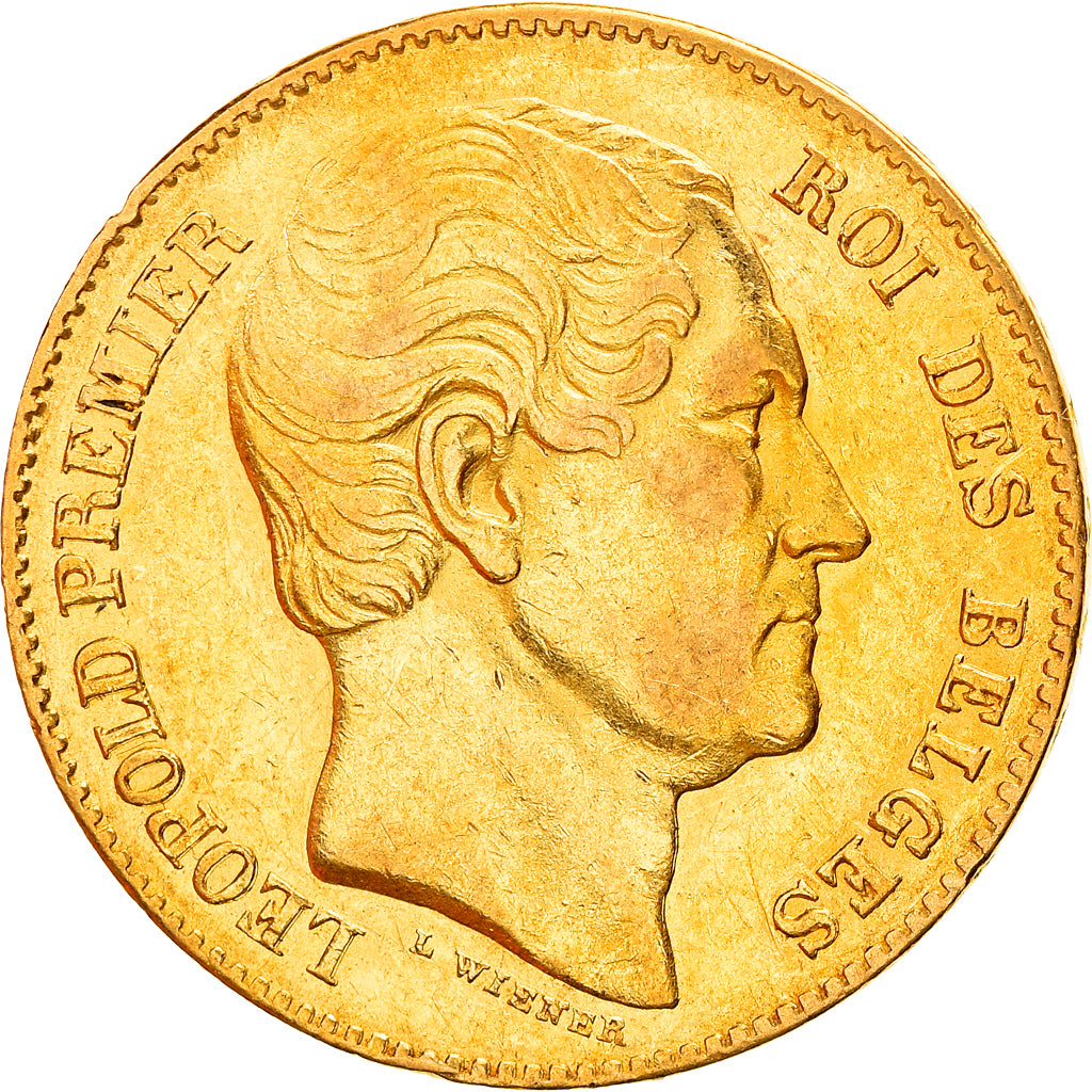 Coin, Belgium, Leopold I, 20 Francs, 1865, EF(40-45), Gold, KM:23