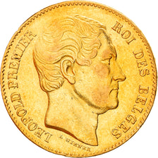 Moeda, Bélgica, Leopold I, 20 Francs, 1865, EF(40-45), Dourado, KM:23