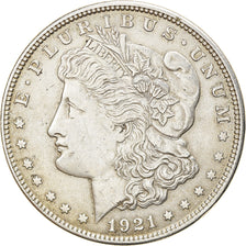 Moneta, Stati Uniti, Morgan Dollar, Dollar, 1921, U.S. Mint, Philadelphia, BB
