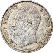 Monnaie, Belgique, Leopold I, 5 Francs, 5 Frank, 1849, TB+, Argent, KM:17