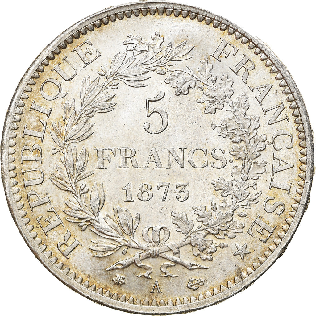 Coin, France, Hercule, 5 Francs, 1873, Paris, AU(55-58), Silver, KM:820.1