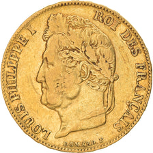 Münze, Frankreich, Louis-Philippe, 20 Francs, 1841, Paris, S, Gold, KM:750.1