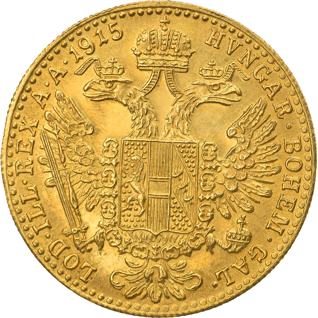 Moneta, Austria, Franz Joseph I, Ducat, 1915, Official restrike, SPL, Oro