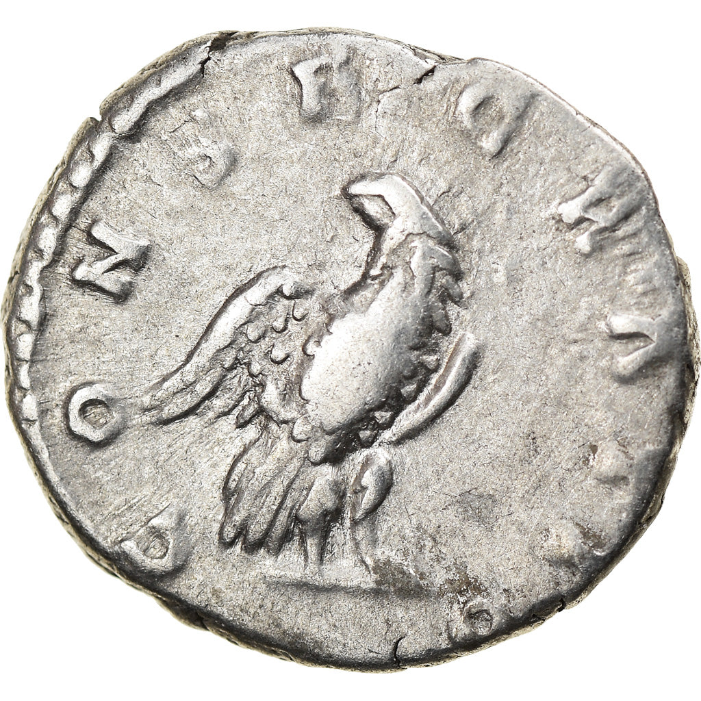 Coin, Antoninus Pius, Denarius, 161, Roma, EF(40-45), Silver, RIC:429