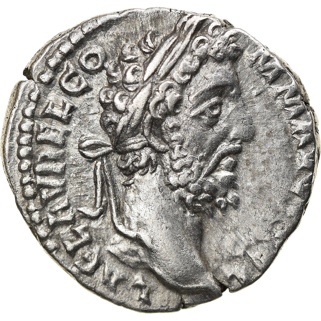 Münze, Commodus, Denarius, 186, Roma, SS, Silber, RIC:239