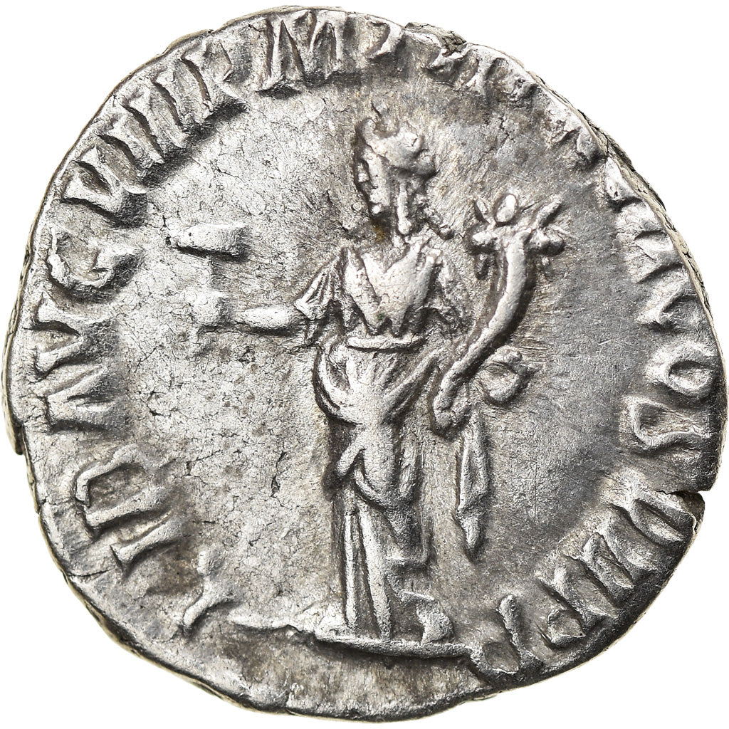 Münze, Commodus, Denarius, 186, Roma, SS, Silber, RIC:239