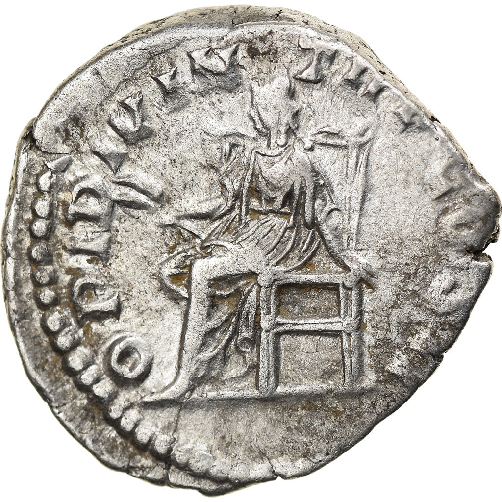 Coin, Pertinax, Denarius, 193, Roma, EF(40-45), Silver, RIC:8a