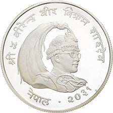 Coin, Nepal, SHAH DYNASTY, Birendra Bir Bikram, 25 Rupee, 1974, Proof