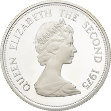Coin, Mauritius, 25 Rupees, 1975, Proof, MS(65-70), Silver, KM:40a