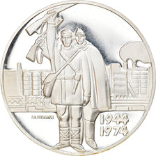 Moneta, Bulgaria, 5 Leva, 1974, Proof, SPL, Argento, KM:92