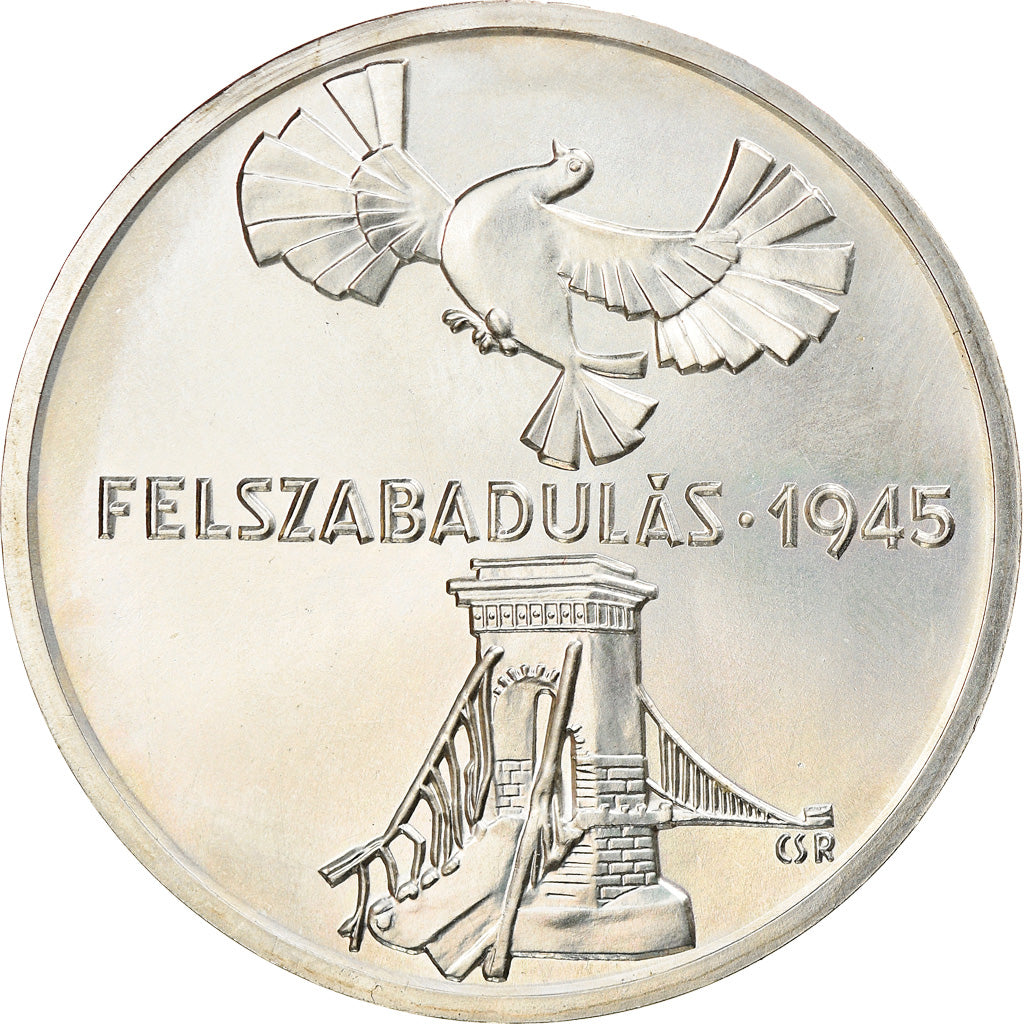 Coin, Hungary, 200 Forint, Ketszaz, 1975, Budapest, Proof, MS(63), Silver